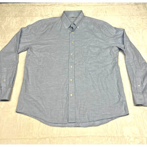 Faherty Light Blue Casual Button Down Shirt